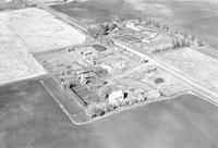 Aerial photograph of a farm in Saskatchewan (24-44-14-W3)