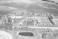 Aerial photograph of a farm in Saskatchewan (25-44-14-W3)