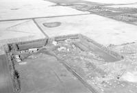 Aerial photograph of a farm in Saskatchewan (7-46-17-W3)