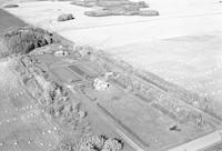 Aerial photograph of a farm in Saskatchewan (15-46-17-W3)