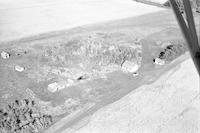 Aerial photograph of a farm in Saskatchewan (26-46-17-W3)