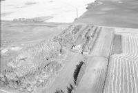 Aerial photograph of a farm in Saskatchewan (46-18-W3)