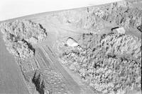 Aerial photograph of a farm in Saskatchewan (46-18-W3)