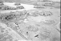 Aerial photograph of a farm in Saskatchewan (47-17-W3)