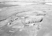 Aerial photograph of a farm in Saskatchewan (17-48-18-W3)