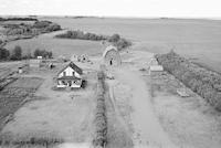 Aerial photograph of a farm in Saskatchewan (3-43-23-W3)