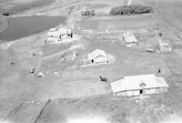Aerial photograph of a farm in Saskatchewan (5-44-7-W3)