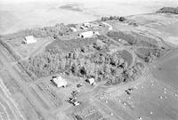 Aerial photograph of a farm near Bresaylor, SK (46-20-W3)