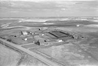 Aerial photograph of a farm in Saskatchewan (47-18-W3)
