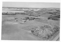 Aerial photograph of a farm in Saskatchewan (44-12-W3)