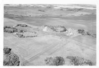 Aerial photograph of a farm in Saskatchewan (44-12-W3)