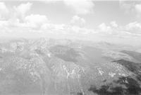 fire tower; mountains